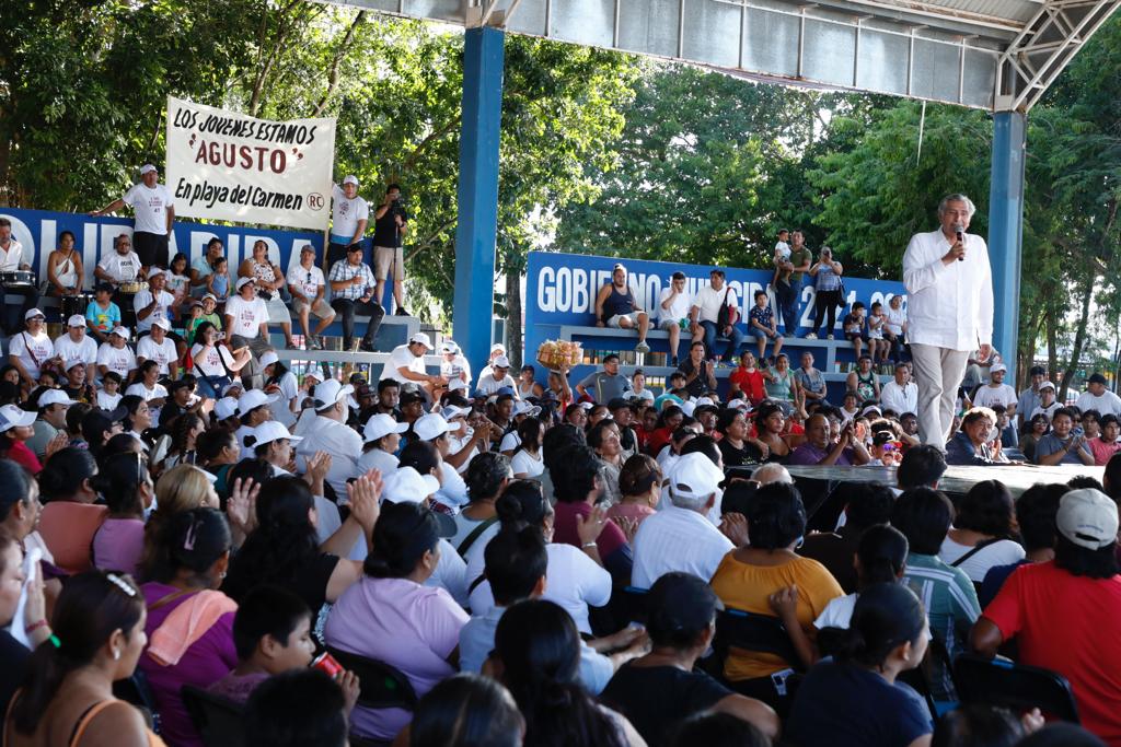 Otorgar el mando y el gobierno del país al pueblo, el gran logro del presidente Andrés Manuel López Obrador, asegura Adán Augusto López Hernández