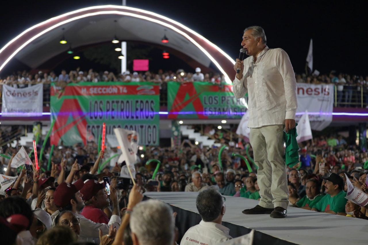 Concede pueblo tabasqueño a Adán Augusto López Hernández autorización para buscar la presidencia de la República