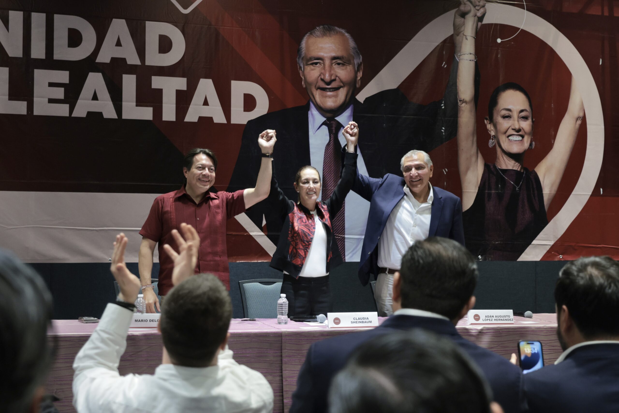 Refrenda Adán Augusto López Hernández pleno respaldo, apoyo y unidad a Claudia Sheinbaum Pardo