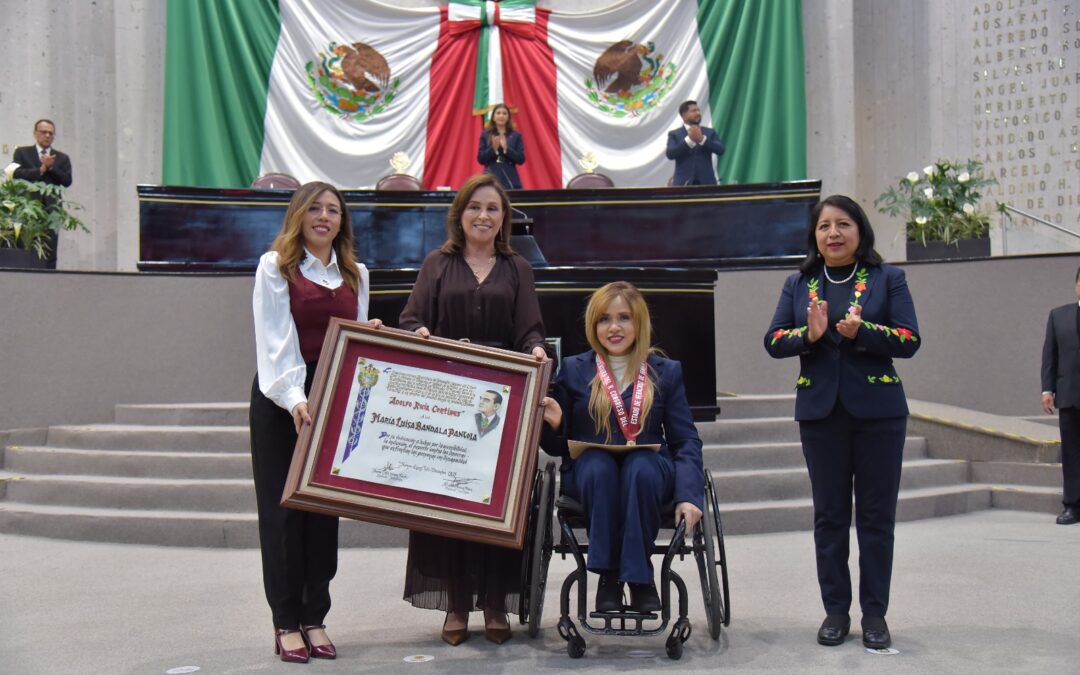 Entrega Congreso a María Luisa Bandala la medalla Adolfo Ruiz Cortines 2025